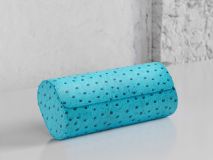 Etier Gusto Triple Watch Roll Aqua Ostrich Leather