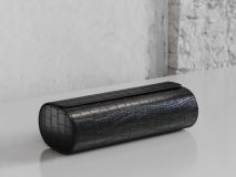 Etier Verdi Triple Watch Roll Black Crocodile Leather