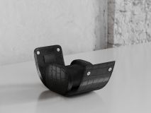 Etier Verdi Single Watch Roll Black Crocodile Leather