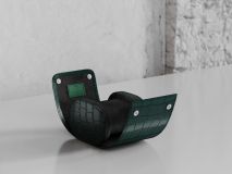 Etier Verdi Single Watch Roll Green Crocodile Leather