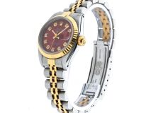 Rolex Datejust 26mm with Red Diamond Dial