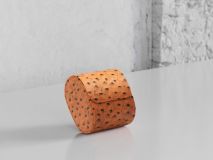 Etier Gusto Single Watch Roll Tan Ostrich Leather