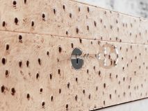 Etier Watch Rolls & Case Light Cappuccino Ostrich Leather Set