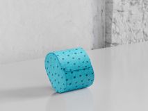 Etier Gusto Single Watch Roll Aqua Ostrich Leather