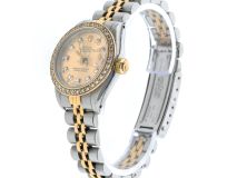 Rolex Datejust 26mm with Champagne Dial and Diamond Bezel
