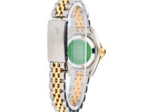 Rolex Datejust 26mm with White Mother of Pearl Dial and Diamond Bezel