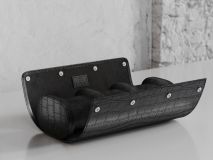 Etier Verdi Triple Watch Roll Black Crocodile Leather