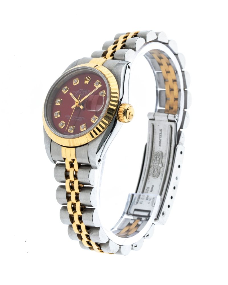 Rolex Datejust 26mm with Red Diamond Dial