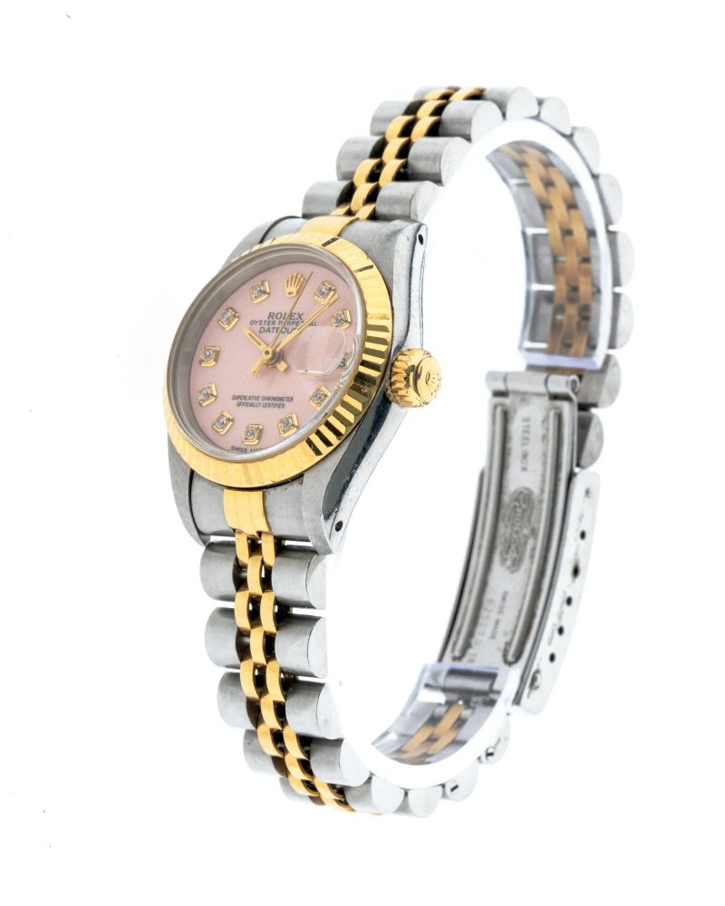 Rolex Datejust 26mm with Pink Diamond Dial