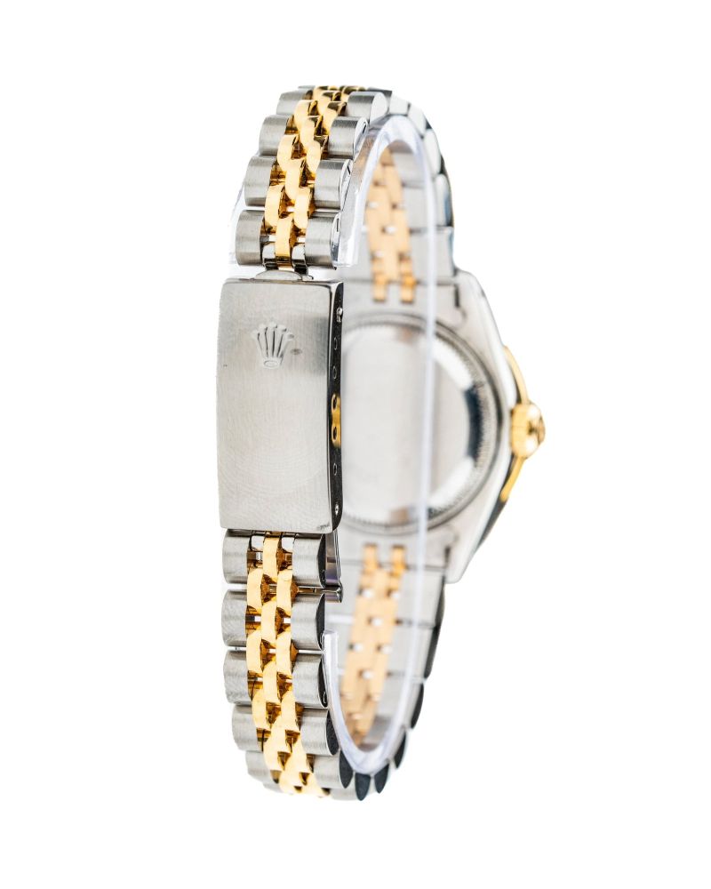 Rolex Datejust 26mm with Purple Mother of Pearl Dial, Diamond Bezel, and Diamond-Set Shoulders