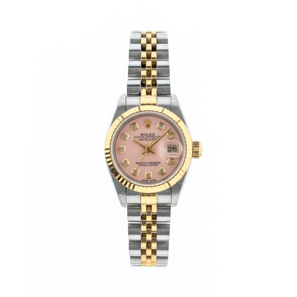 Rolex Datejust 26mm with Pink Diamond Dial