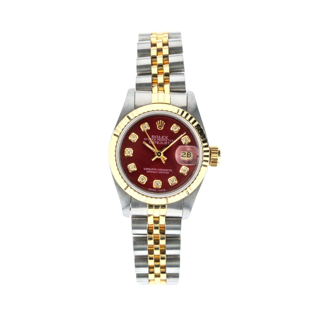 Rolex Datejust 26mm with Red Diamond Dial
