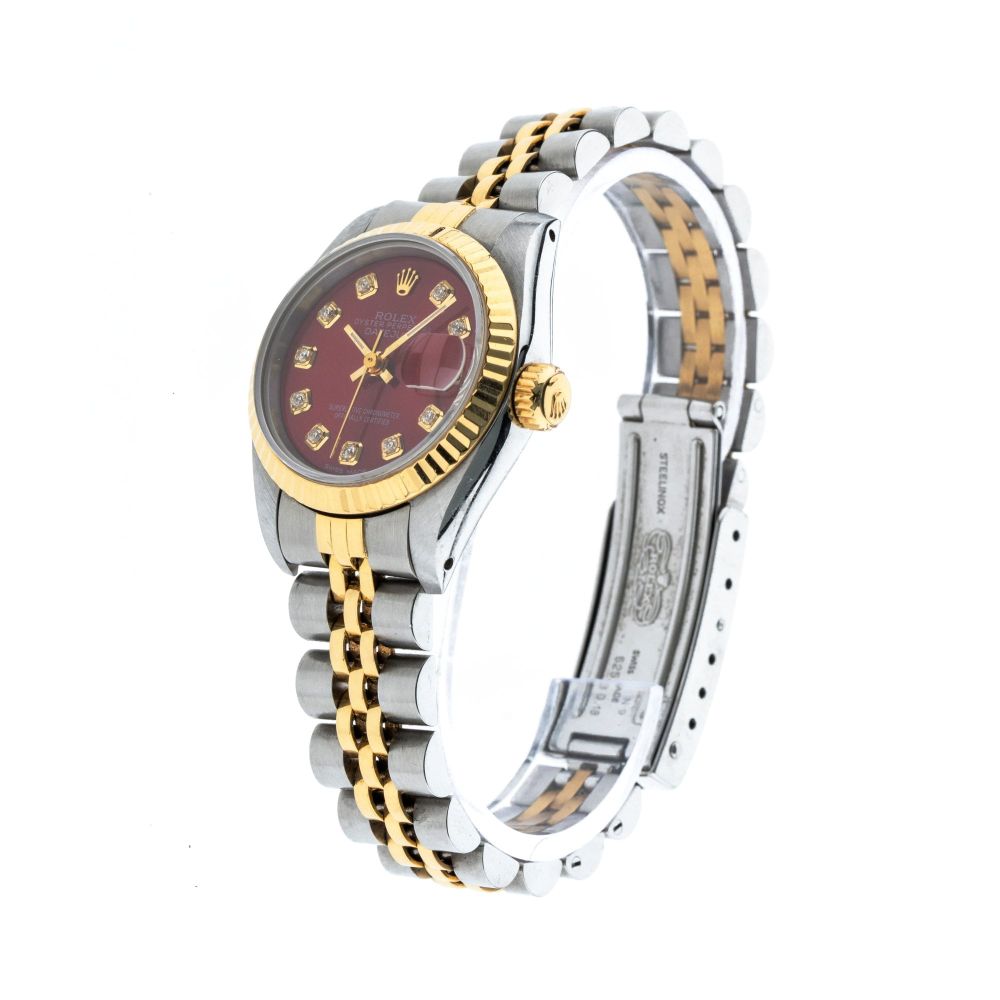 Rolex Datejust 26mm with Red Diamond Dial