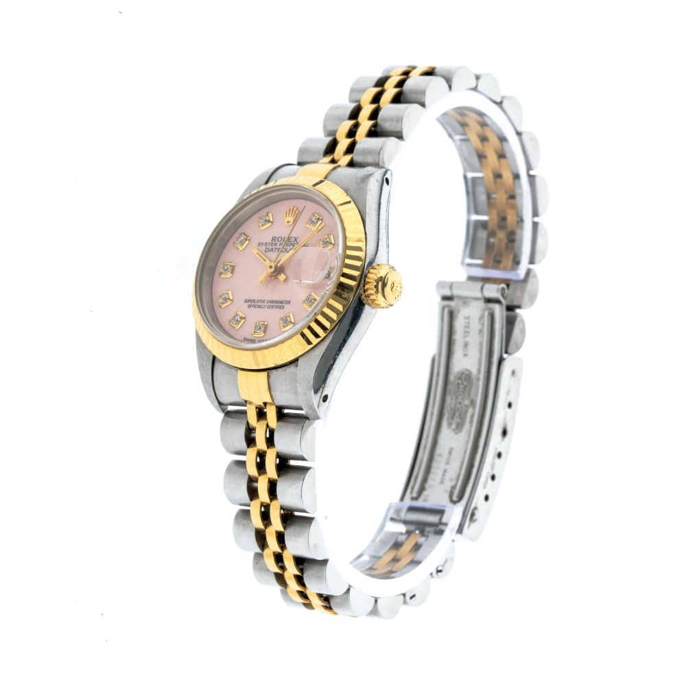 Rolex Datejust 26mm with Pink Diamond Dial