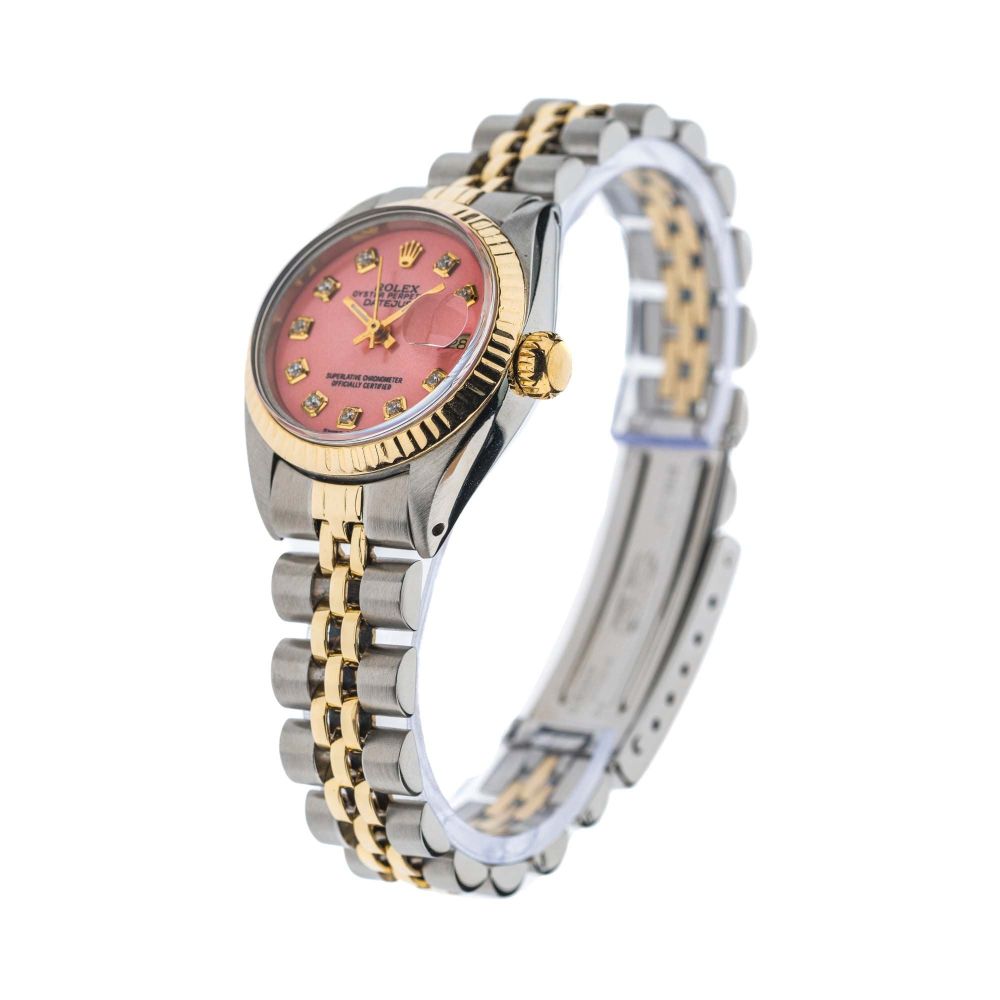 Rolex Datejust 26mm with Pink Diamond Dial