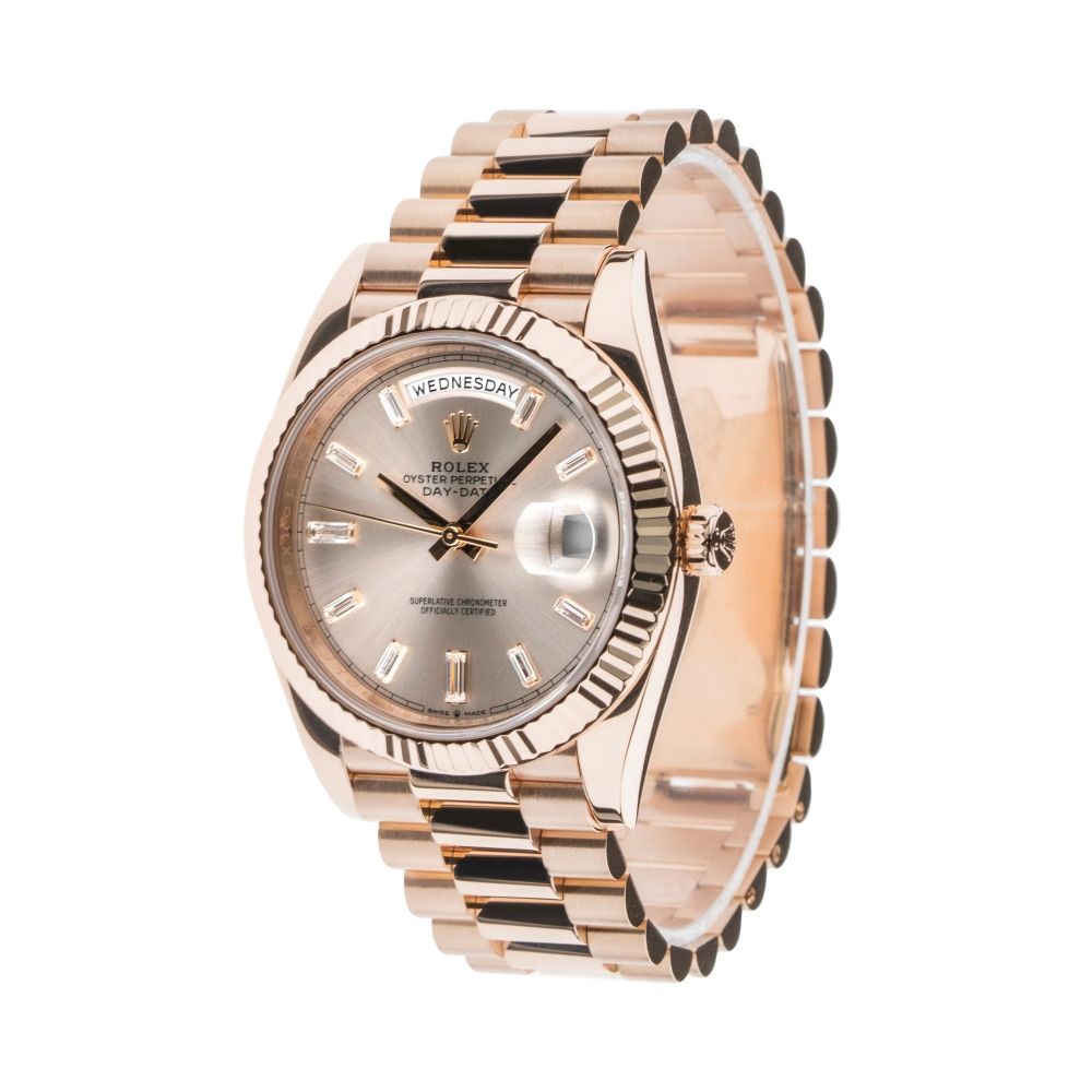 Day-Date 40 "Sundust Baguette"