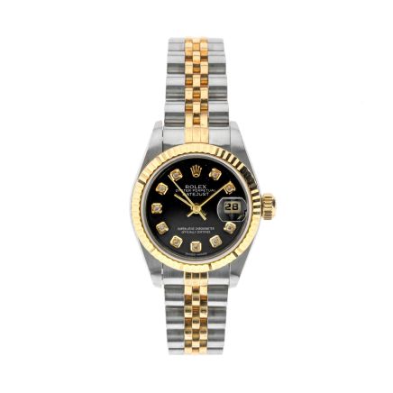 Rolex Datejust 26mm with Black Diamond Dial