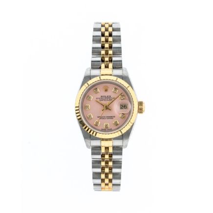 Rolex Datejust 26mm with Pink Diamond Dial