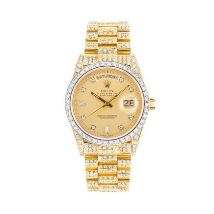 Daydate 36 "Iced Out"