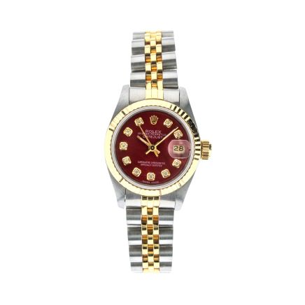 Rolex Datejust 26mm with Red Diamond Dial