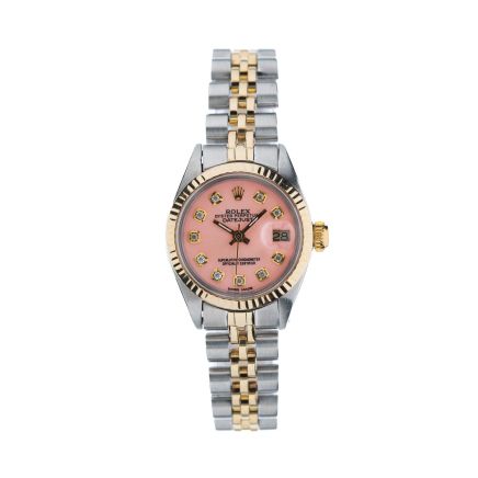 Rolex Datejust 26mm with Pink Diamond Dial